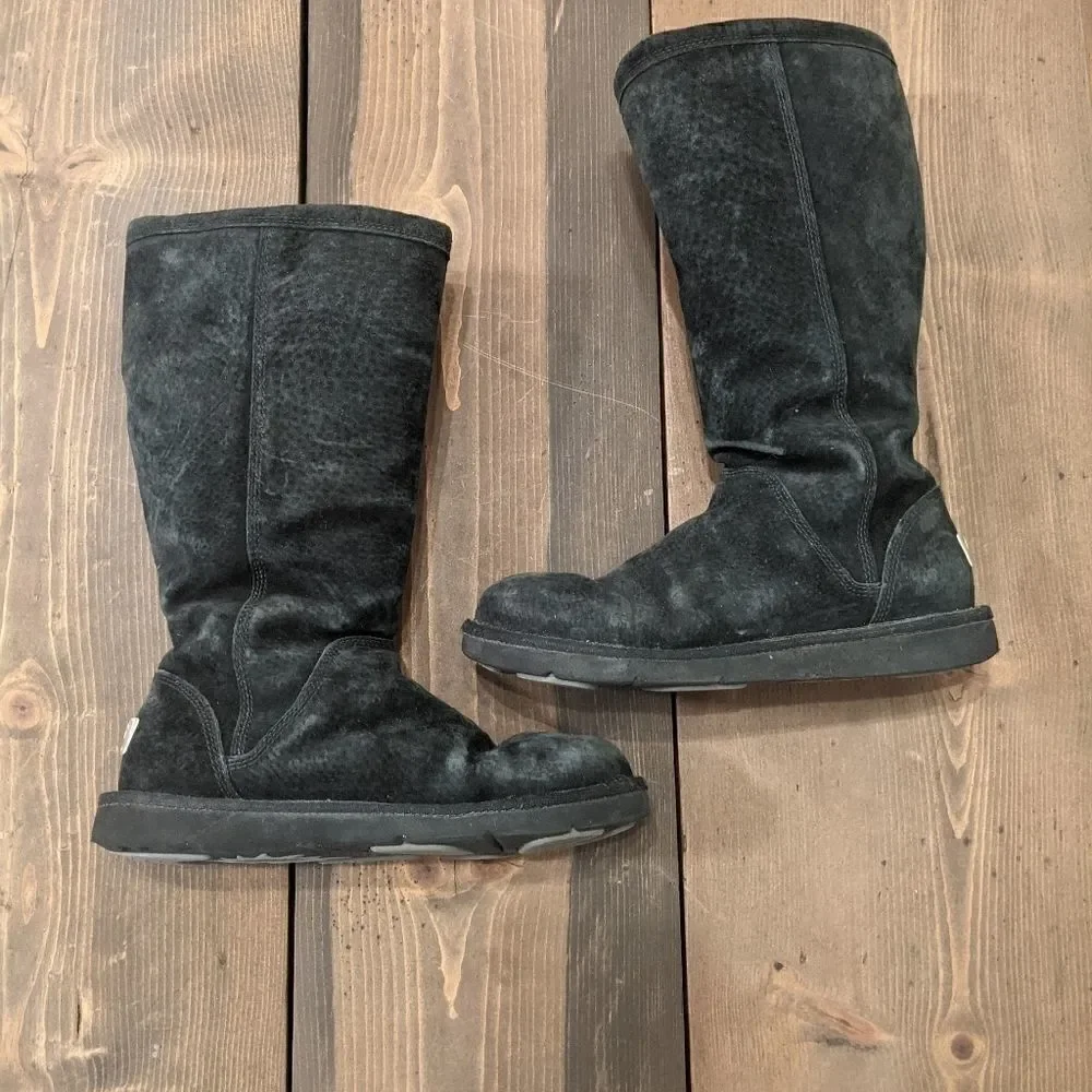 UGG Australia black Kenley sheepskin 1890 boots 7